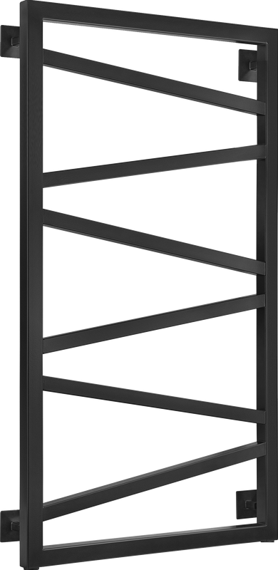 Полотенцесушитель водяной Secado Мирано 4603777441425 105x55 см, матовый черный, лесенка