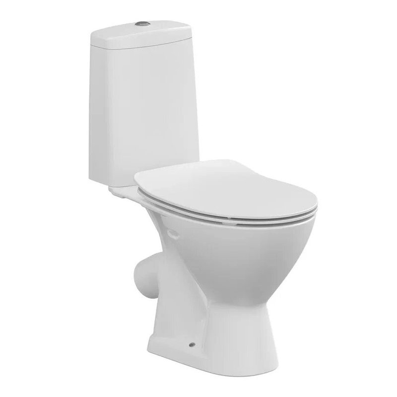 Унитаз-компакт напольный Cersanit Flavis 031 3/6 DPL EO slim 64288 с микролифтом