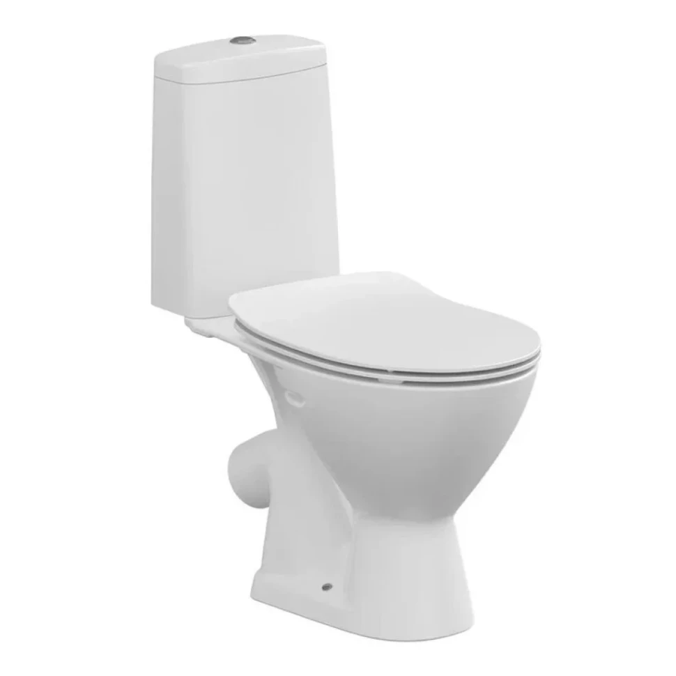 Унитаз-компакт напольный Cersanit Flavis 031 3/6 DPL EO slim 64288 с микролифтом