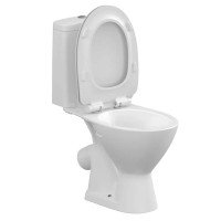 Унитаз-компакт напольный Cersanit Flavis 031 3/6 DPL EO slim 64288 с микролифтом