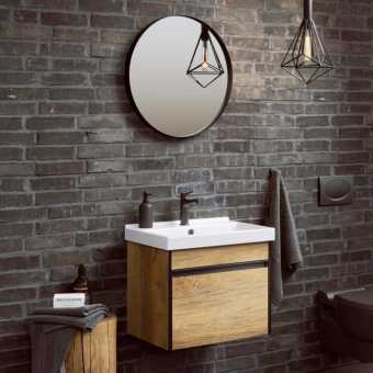Мебель для ванной Aqwella Urban 60, подвесная, дуб балтийский