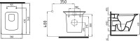 Унитаз подвесной Bien Lotus LTKA054GMVP0W3000