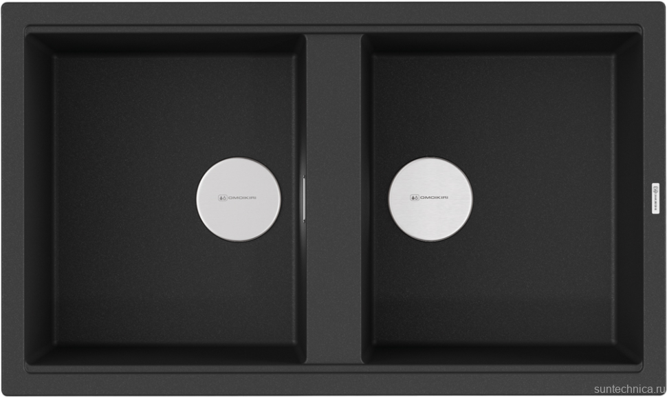 Мойка кухонная Omoikiri Kitagawa 86-2-GB графит