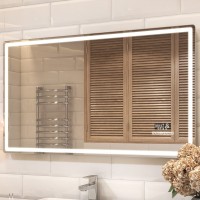 Зеркало Vigo Geometry Media 052 120 с подсветкой, с антизапотевателем