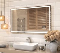 Зеркало Vigo Geometry Media 052 120 с подсветкой, с антизапотевателем