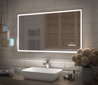 Зеркало Vigo Geometry Media 052 120 с подсветкой, с антизапотевателем