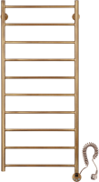 Полотенцесушитель электрический Secado Триада 1 125x55 см, подключение справа, бронза, лесенка, латунь