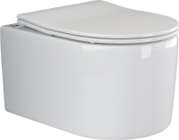 Унитаз подвесной Ceramicanova Moments CN3003 с микролифтом, безободковый