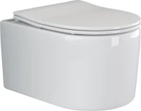 Унитаз подвесной Ceramicanova Moments CN3003 с микролифтом, безободковый