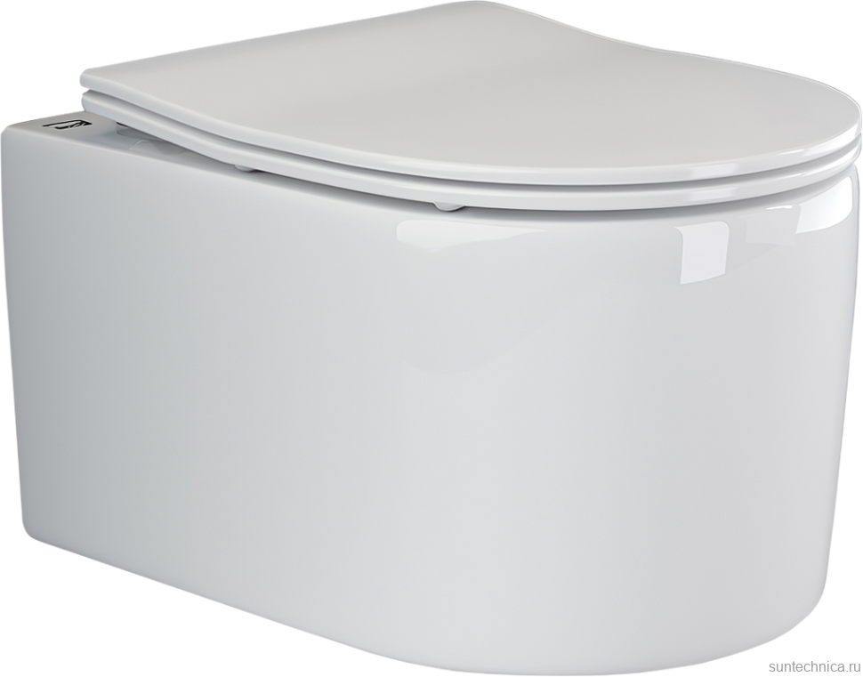 Унитаз подвесной Ceramicanova Moments CN3003 с микролифтом, безободковый