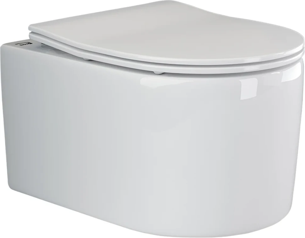 Унитаз подвесной Ceramicanova Moments CN3003 с микролифтом, безободковый