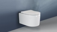 Унитаз подвесной Ceramicanova Moments CN3003 с микролифтом, безободковый