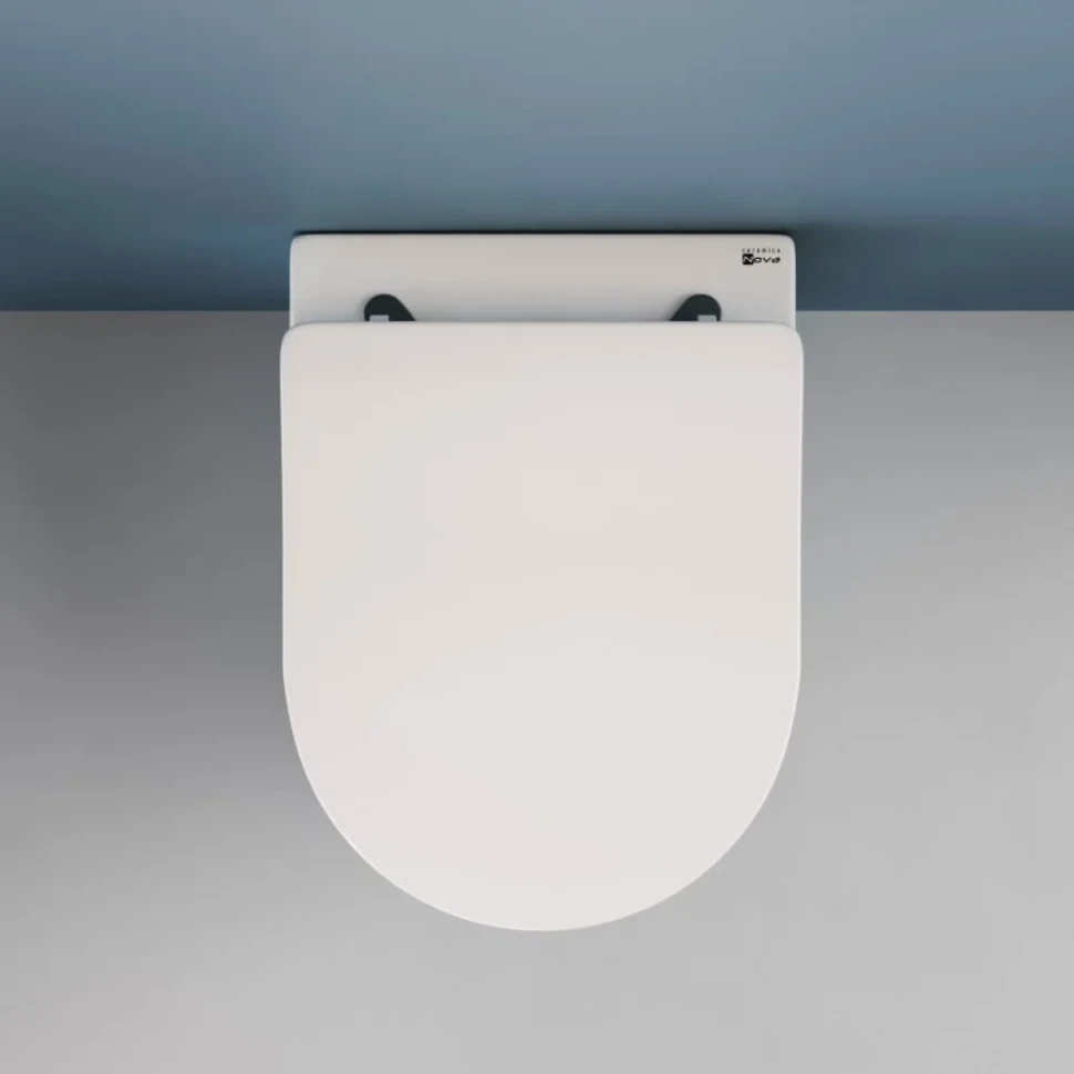 Унитаз подвесной Ceramicanova Moments CN3003 с микролифтом, безободковый