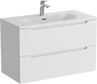 Мебель для ванной комнаты BelBagno Etna 39 80 bianco lucido, раковина BB-8099-3-80