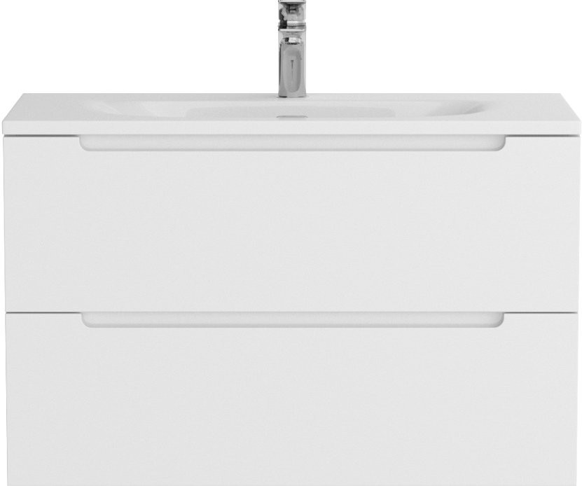 Мебель для ванной комнаты BelBagno Etna 39 80 bianco lucido, раковина BB-8099-3-80