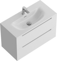 Мебель для ванной комнаты BelBagno Etna 39 80 bianco lucido, раковина BB-8099-3-80