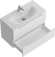 Мебель для ванной комнаты BelBagno Etna 39 80 bianco lucido, раковина BB-8099-3-80