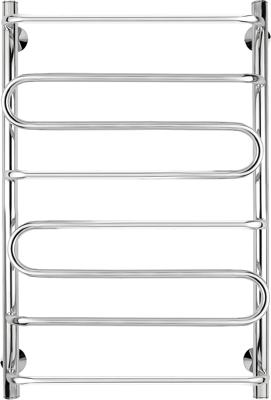 Полотенцесушитель водяной Secado Валенсия 2 80x55 см, глянцевый хром, лесенка
