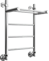 Полотенцесушитель водяной Двин FJ 60x50 К1 1" - 1/2" с полкой, полированный хром
