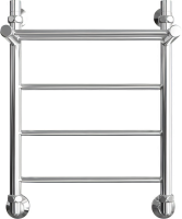 Полотенцесушитель водяной Двин FJ 60x50 К1 1" - 1/2" с полкой, полированный хром