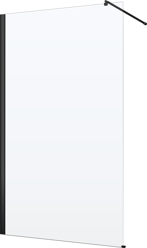 Душевая перегородка Wasserkraft Abens 20W46 110 см, профиль черный