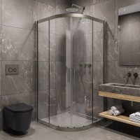 Душевой уголок Timo TPSS-90/13C-8 90x90 см, профиль никель, стекло прозрачное