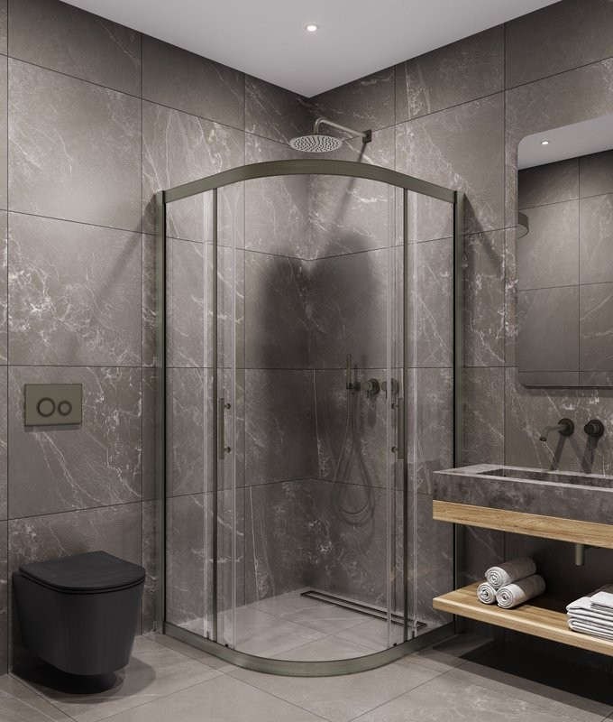 Душевой уголок Timo TPSS-90/13C-8 90x90 см, профиль никель, стекло прозрачное