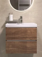 Тумба с раковиной Velvex Mondi 60 акация темная Тумба с раковиной Velvex Mondi 60 акация темная