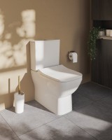 Унитаз-компакт напольный VitrA Integra Square 9833B003-7204 с микролифтом