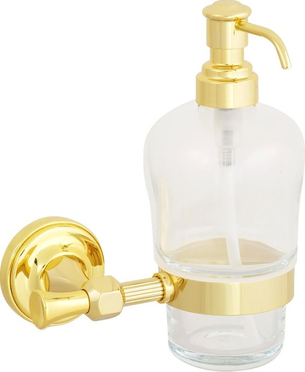 Дозатор Migliore Fortuna подвесной, стекло, золото