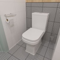 Унитаз-компакт напольный DIWO Коломна 0421 с микролифтом