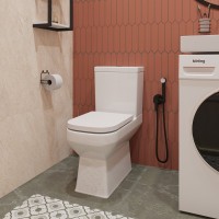 Унитаз-компакт напольный DIWO Коломна 0421 с микролифтом
