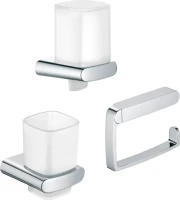 Набор Дозатор Keuco Elegance new 11652 хром + Стакан 11650 019000 хром + Держатель 11662 010000 хром