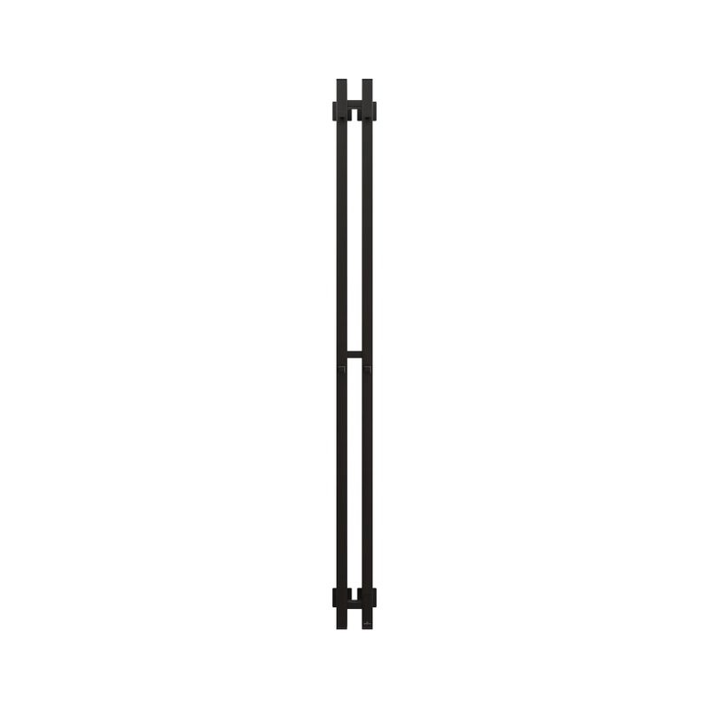 Полотенцесушитель электрический Grota Corsa K N RAL9005 EL 10х150, с крючками, матовый черный