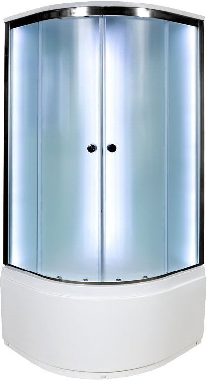 Душевая кабина DTO D 10SLED с высоким поддоном, с сиденьем