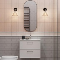Мебель для ванной комнаты KERAMA MARAZZI Piano Classic 75 подвесная, ясень белый матовый
