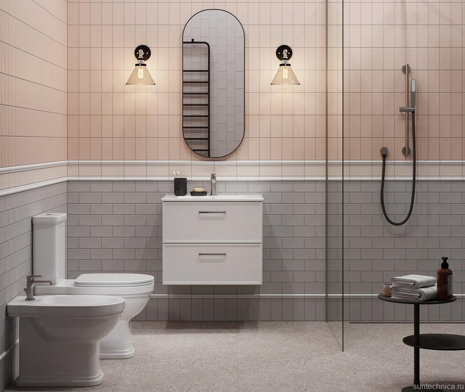 Мебель для ванной комнаты KERAMA MARAZZI Piano Classic 75 подвесная, ясень белый матовый