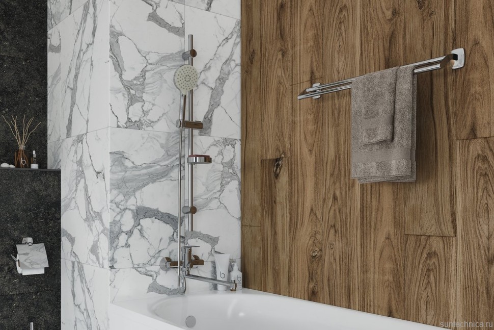 Смеситель с длинным изливом для ванны AM.PM Tender F45A90000