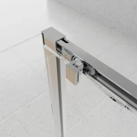 Душевой уголок Veconi Evo 100SP CH 180х100 см, профиль глянцевый хром, стекло прозрачное