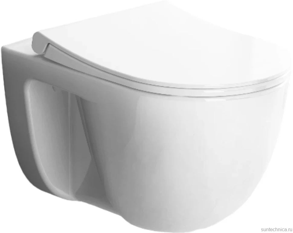 Унитаз подвесной VitrA S40 7759B003-0075 безободковый, с микролифтом