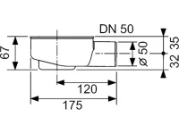 Душевой трап (лоток) TECE Drainline TECEdrainline 70 см стекло зеленое