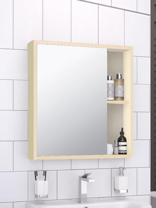 Зеркало-шкаф Runo Эко 52, какао