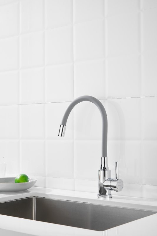 Смеситель для кухни BELZ B809 B73809-3 с гибким изливом, хром