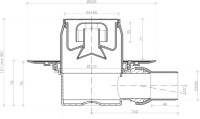 Душевой трап Pestan Confluo Standard Dry 113000015, хром