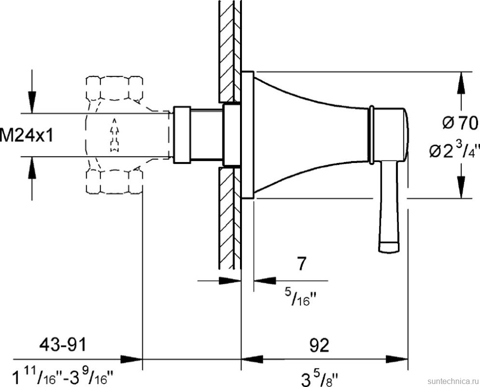 Вентиль Grohe Grandera 19944IG0