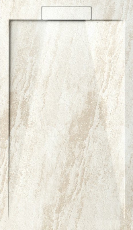 Поддон для душа Esbano Luxe ESPLM128DR бежевый мрамор