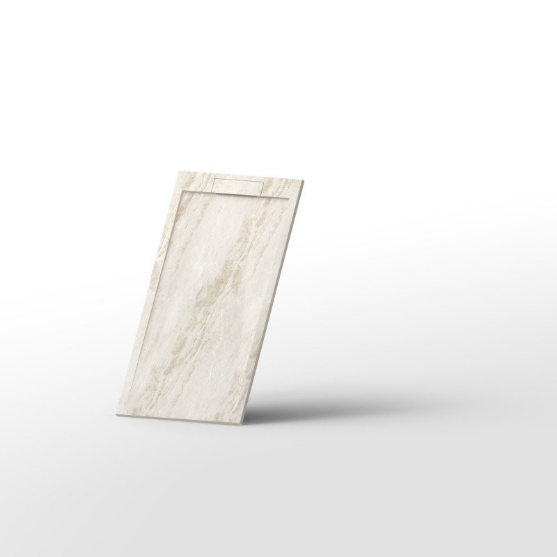 Поддон для душа Esbano Luxe ESPLM128DR бежевый мрамор