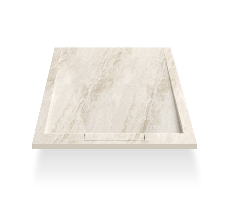 Поддон для душа Esbano Luxe ESPLM128DR бежевый мрамор