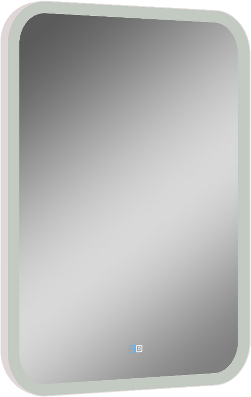 Зеркало CONTINENT Glamour ЗЛП536 70х90 с подсветкой, с подогревом