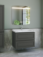 Мебель для ванной комнаты Caprigo Wales 80 графит Мебель для ванной комнаты Caprigo Wales 80 графит